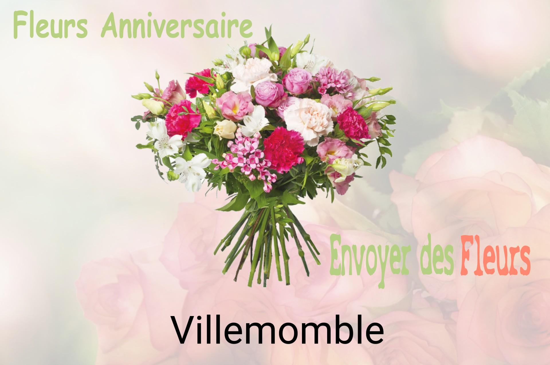 Bouquet de fleurs d’anniversaire livré à Villemomble