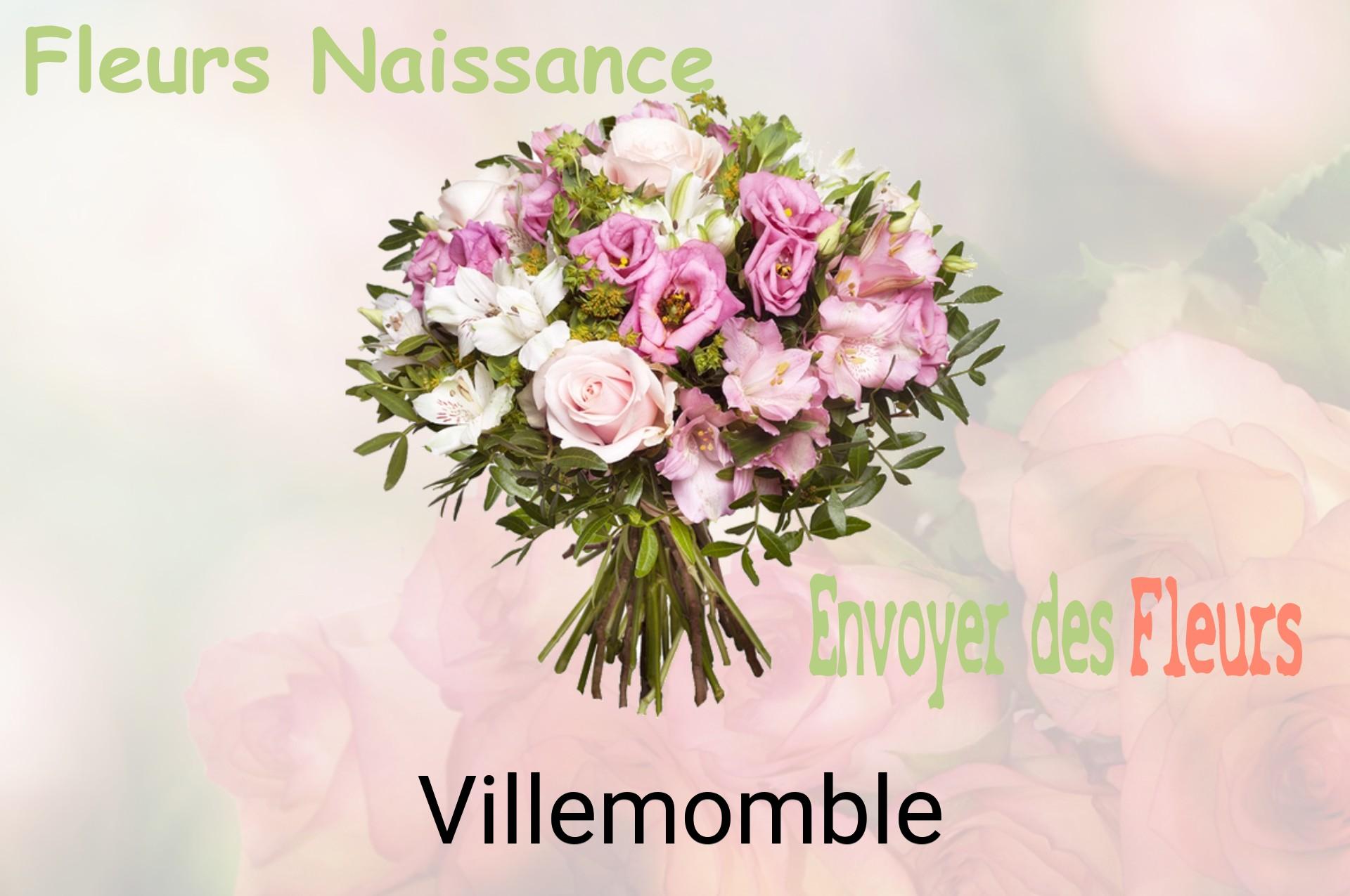 Bouquet de fleurs de naissance livré à Villemomble