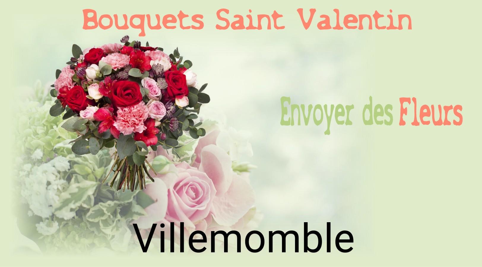 Roses de Saint-Valentin livrées à Villemomble